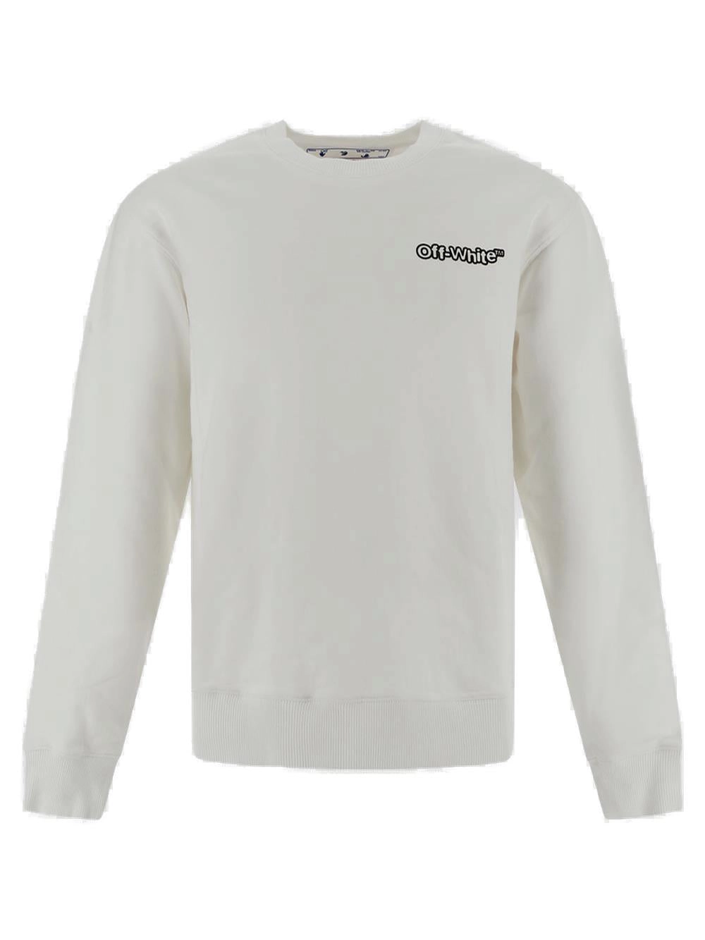 Off-White Logo Printed Drop Shoulder Sweatshirt