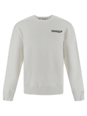 Off-White Logo Printed Drop Shoulder Sweatshirt