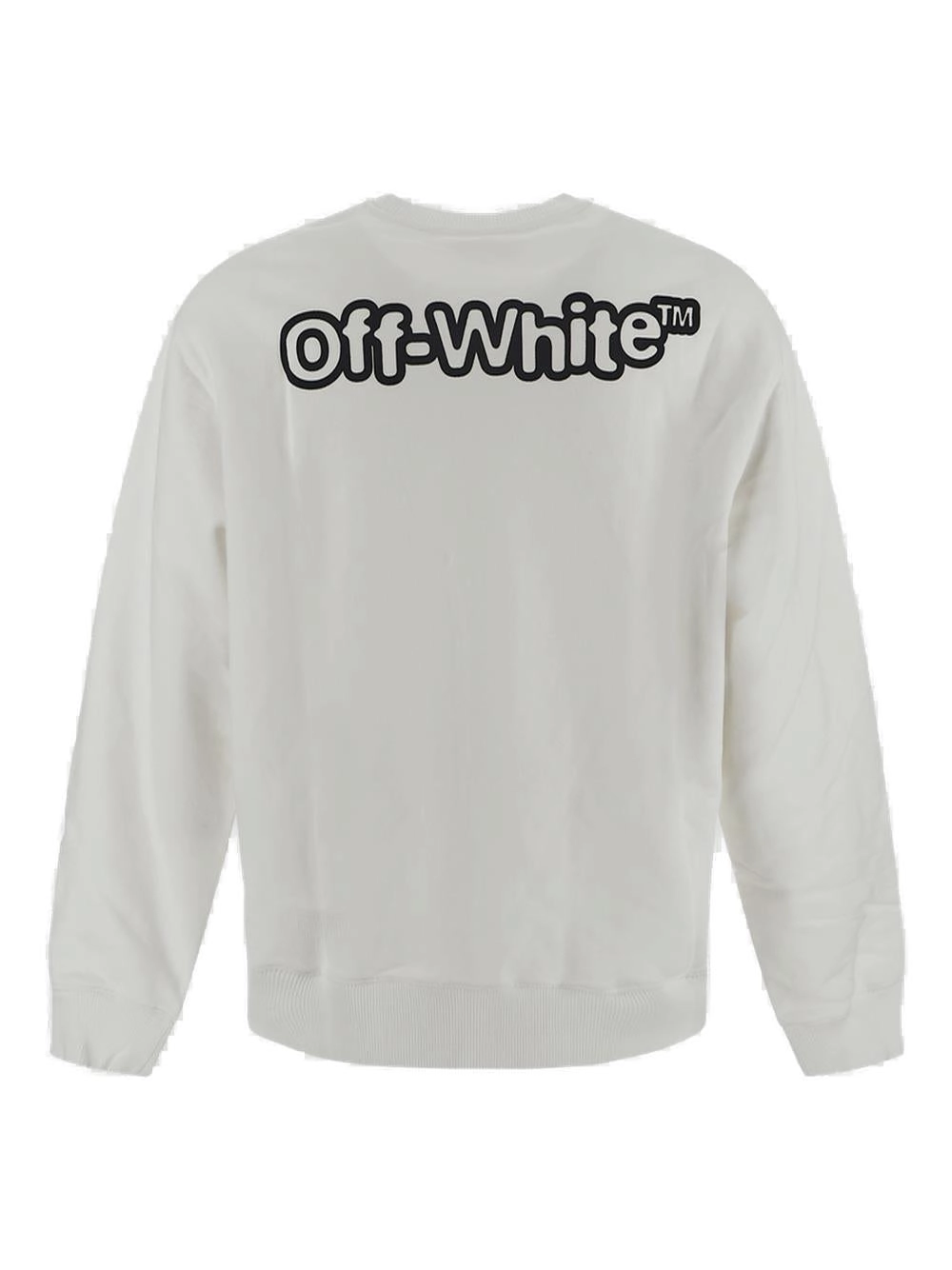 Off-White Logo Printed Drop Shoulder Sweatshirt