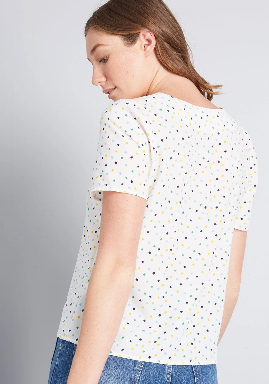 Outstanding Companion Button-Up Top