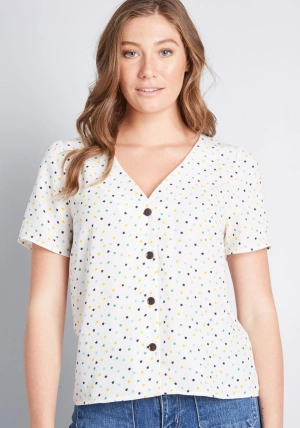 Outstanding Companion Button-Up Top