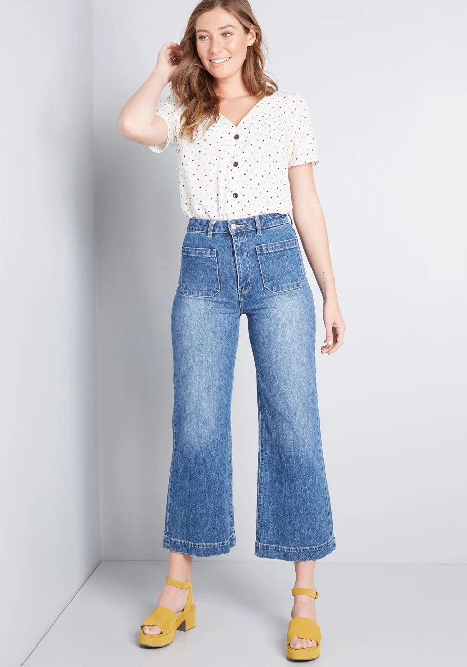 Outstanding Companion Button-Up Top