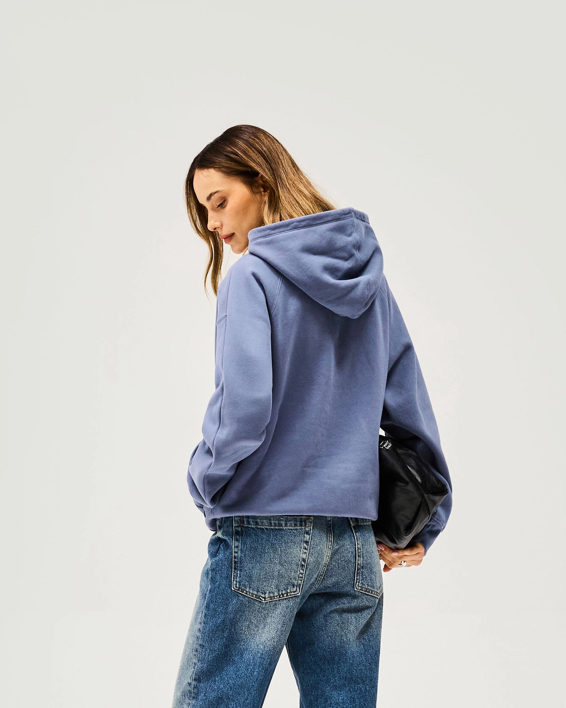 Owners Club Boyfriend Hoodie - Steel Blue