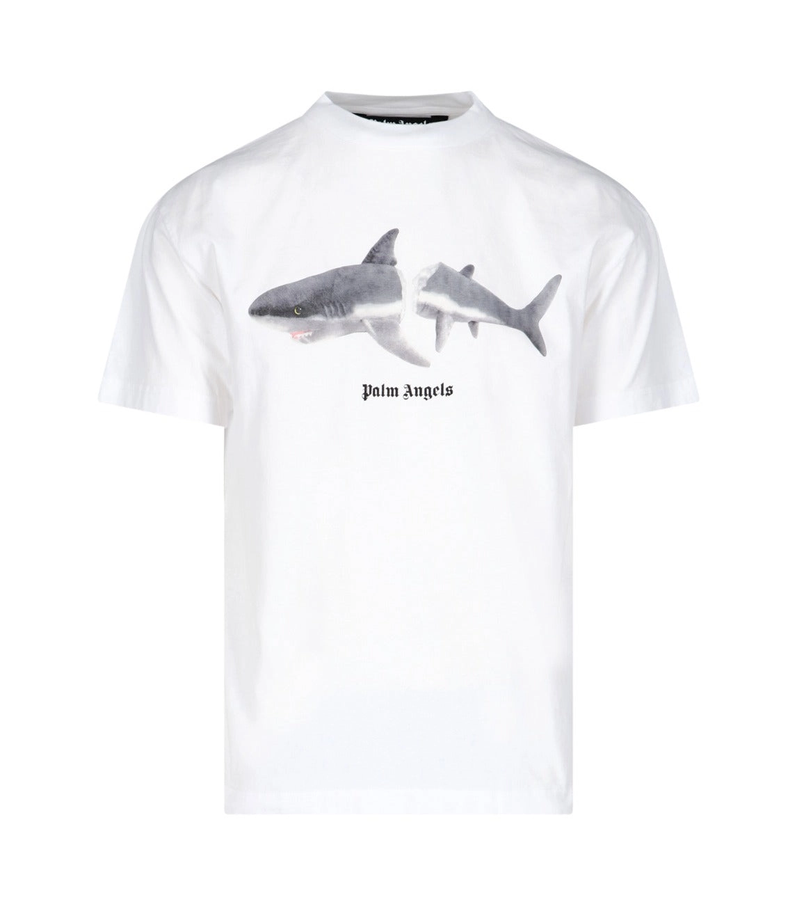Palm Angels Shark Printed Crewneck T-Shirt