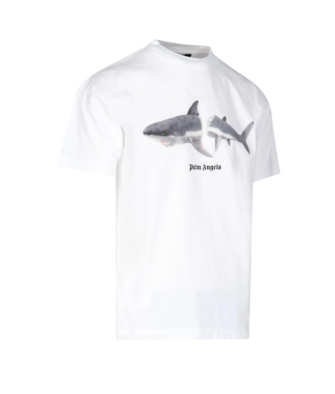 Palm Angels Shark Printed Crewneck T-Shirt