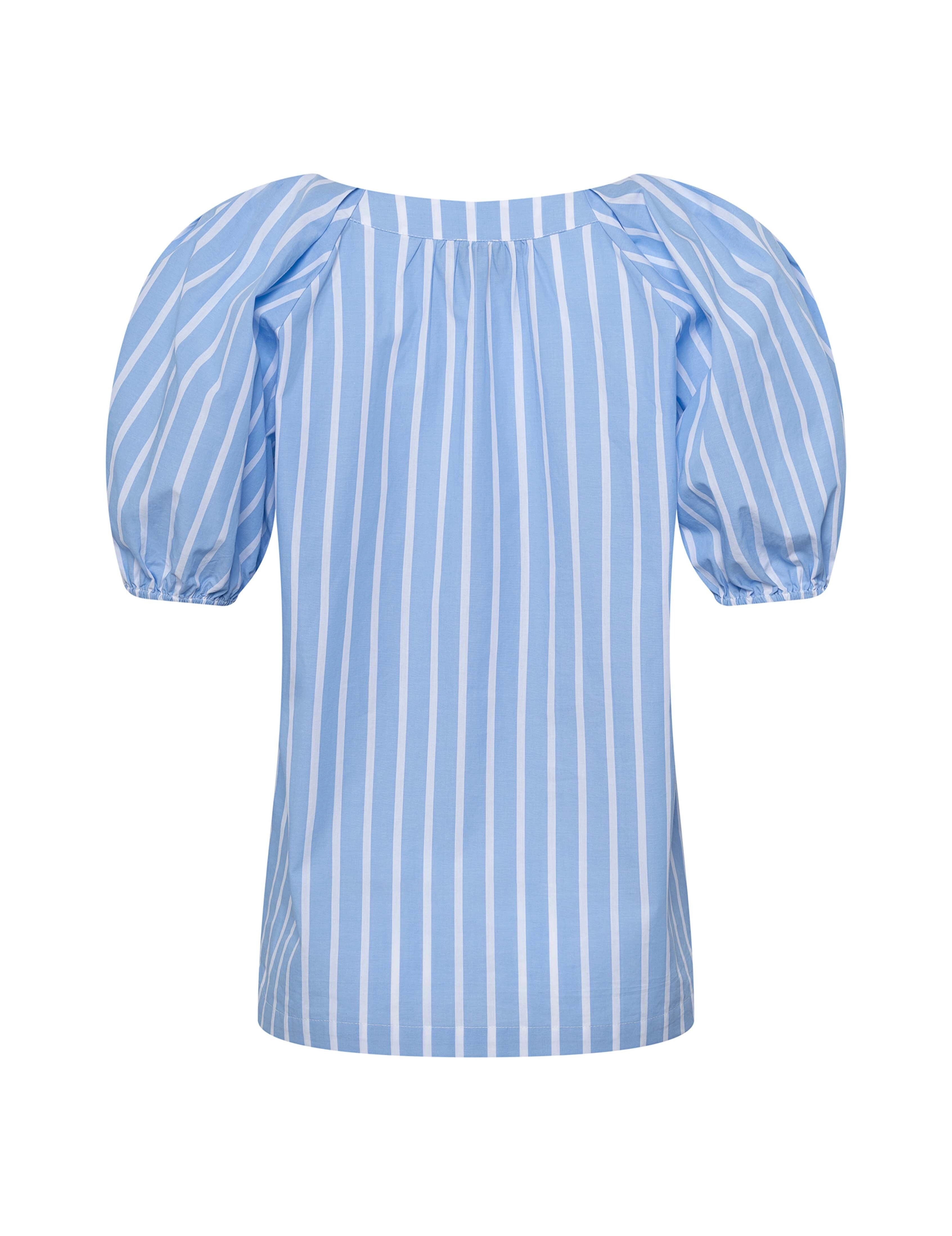 Petite Raglan Puff Sleeve Blouse