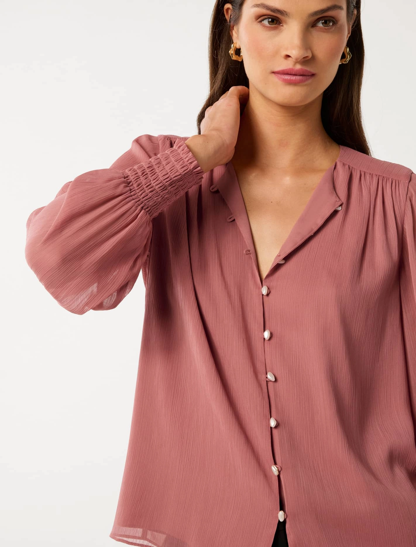 Piper Gathered Yoke Blouse