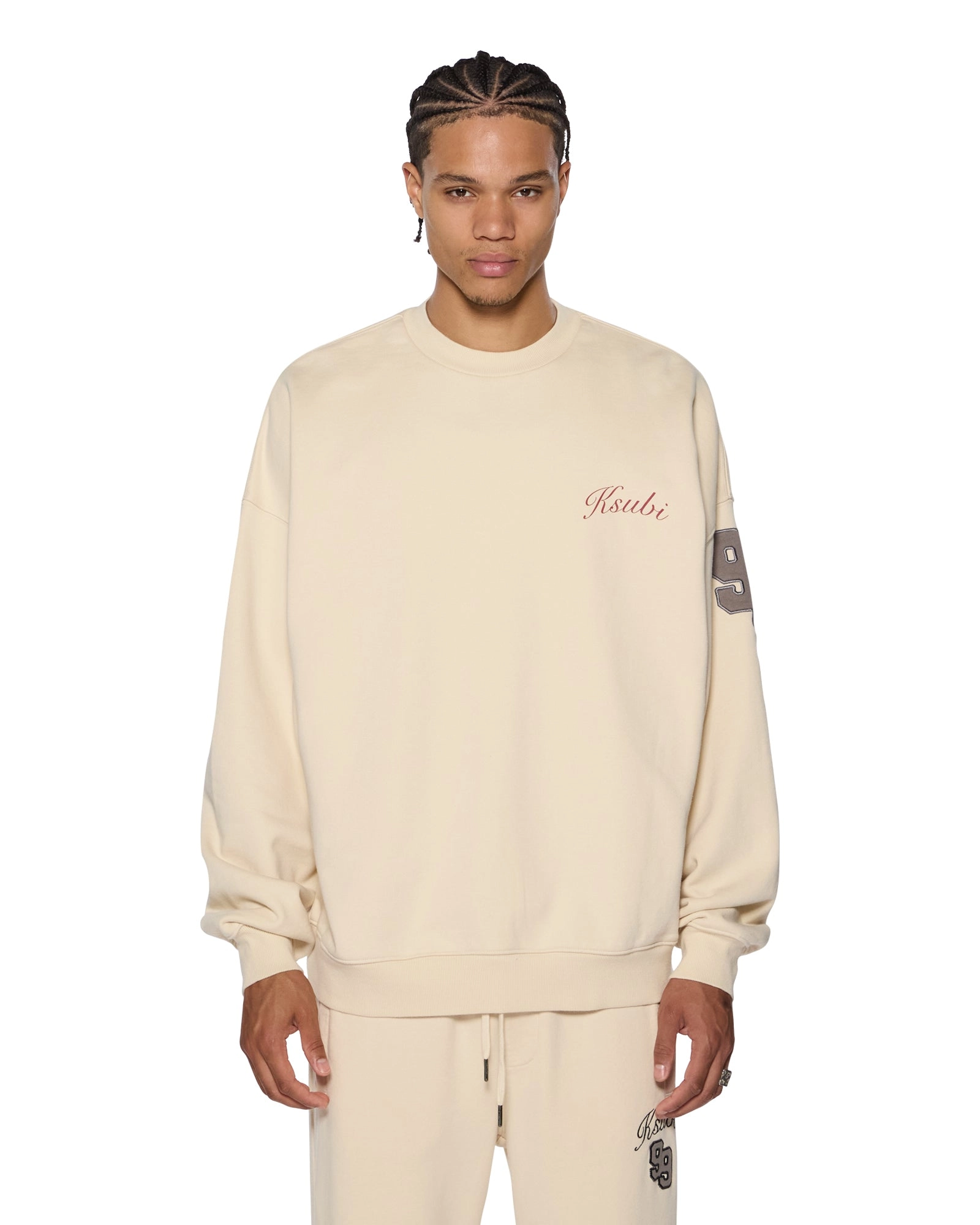 PLAYOFF EKCESS CREW NECK DUSTY DESERT