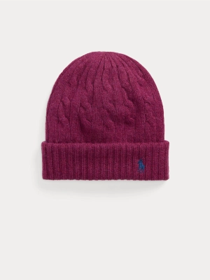 Plum Braided Hat