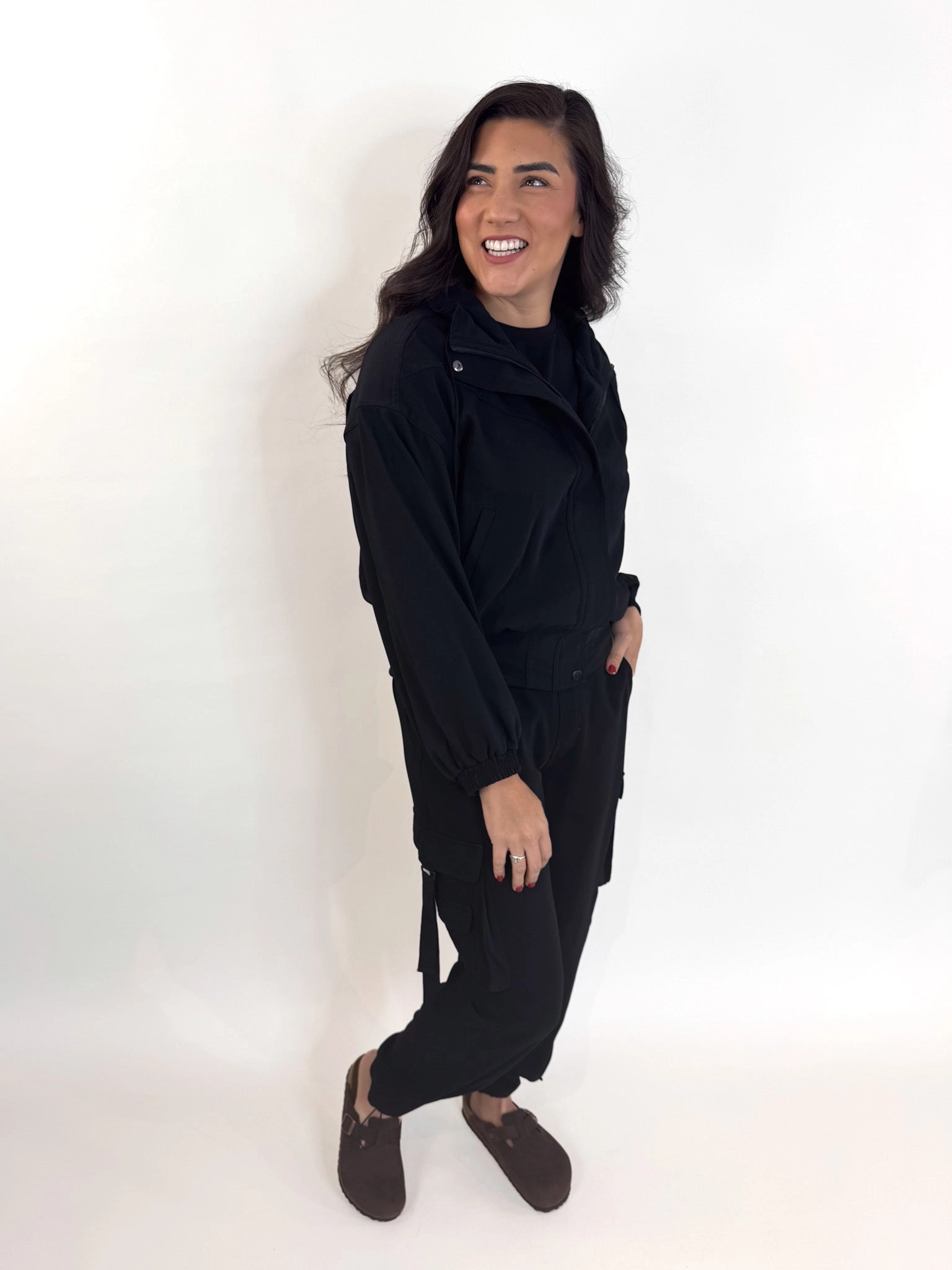 Poppy Cinch Hem Parachute Pants