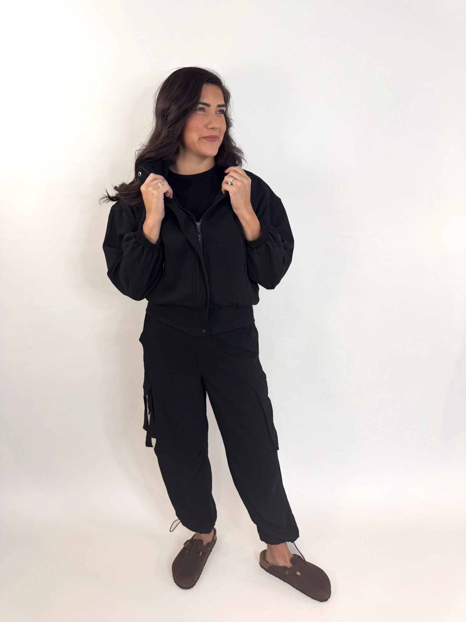 Poppy Cinch Hem Parachute Pants