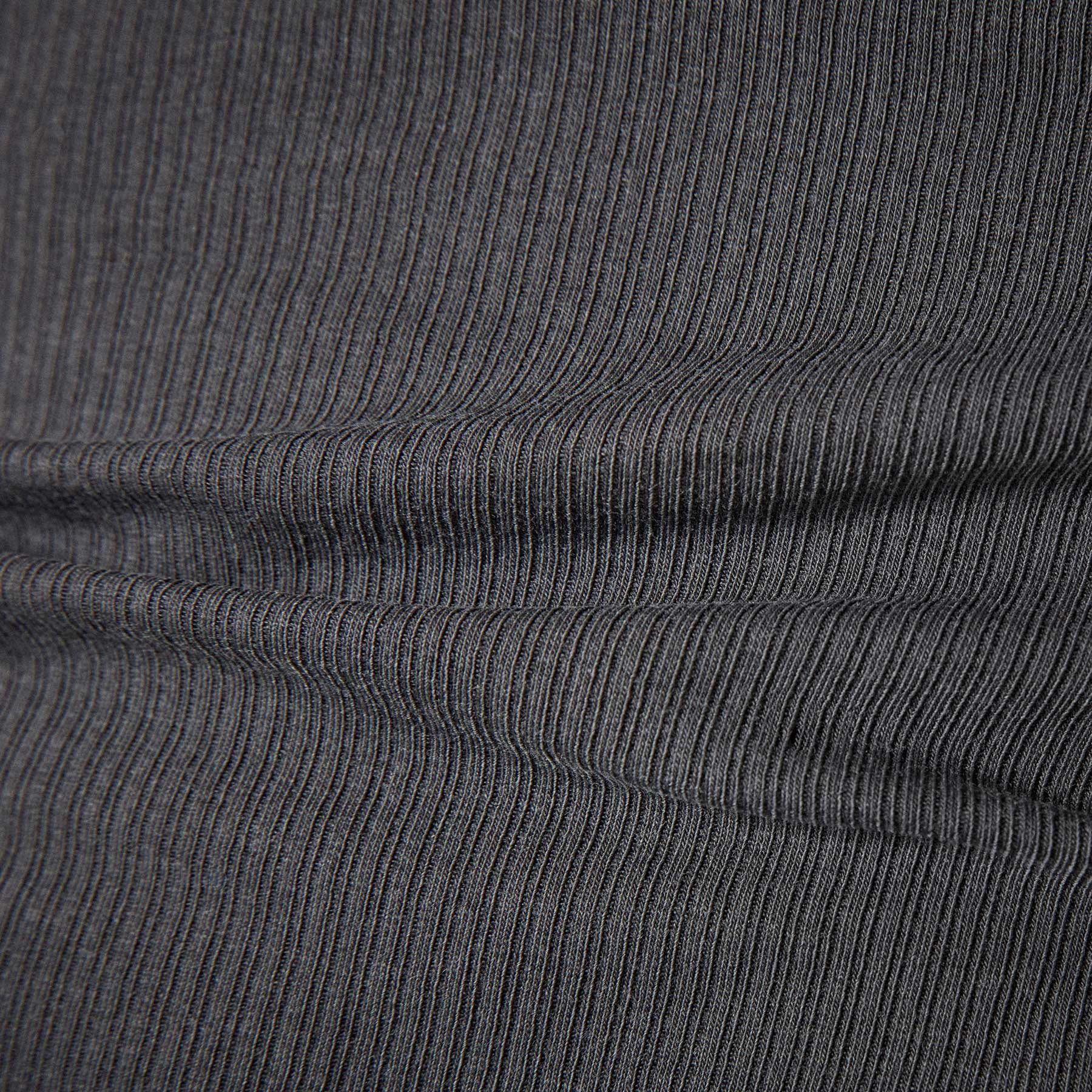 Ribbed Daily Tank - Carbon Pigment