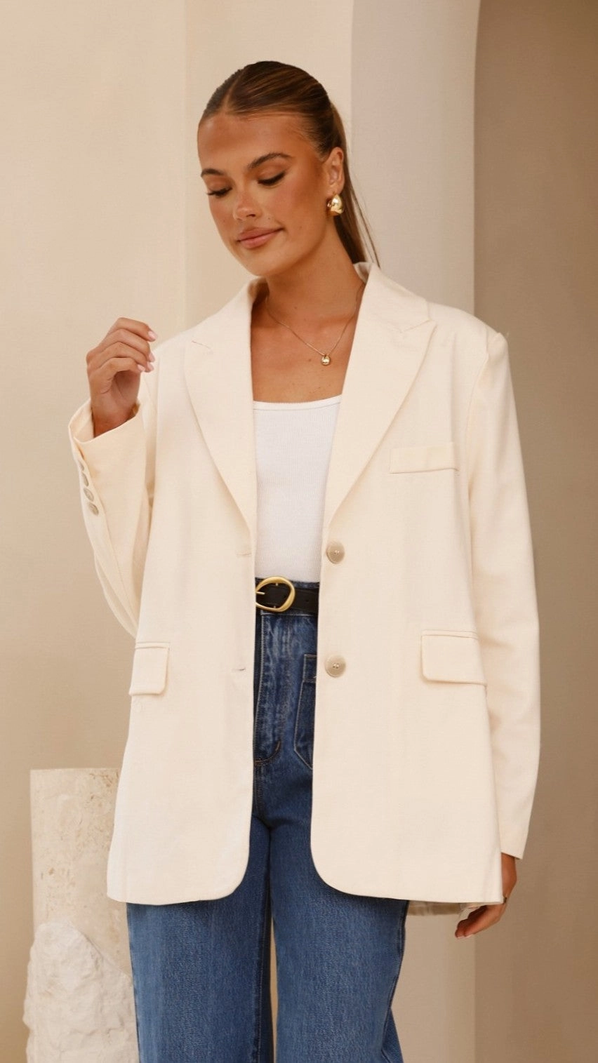 Shannon Blazer - Cream