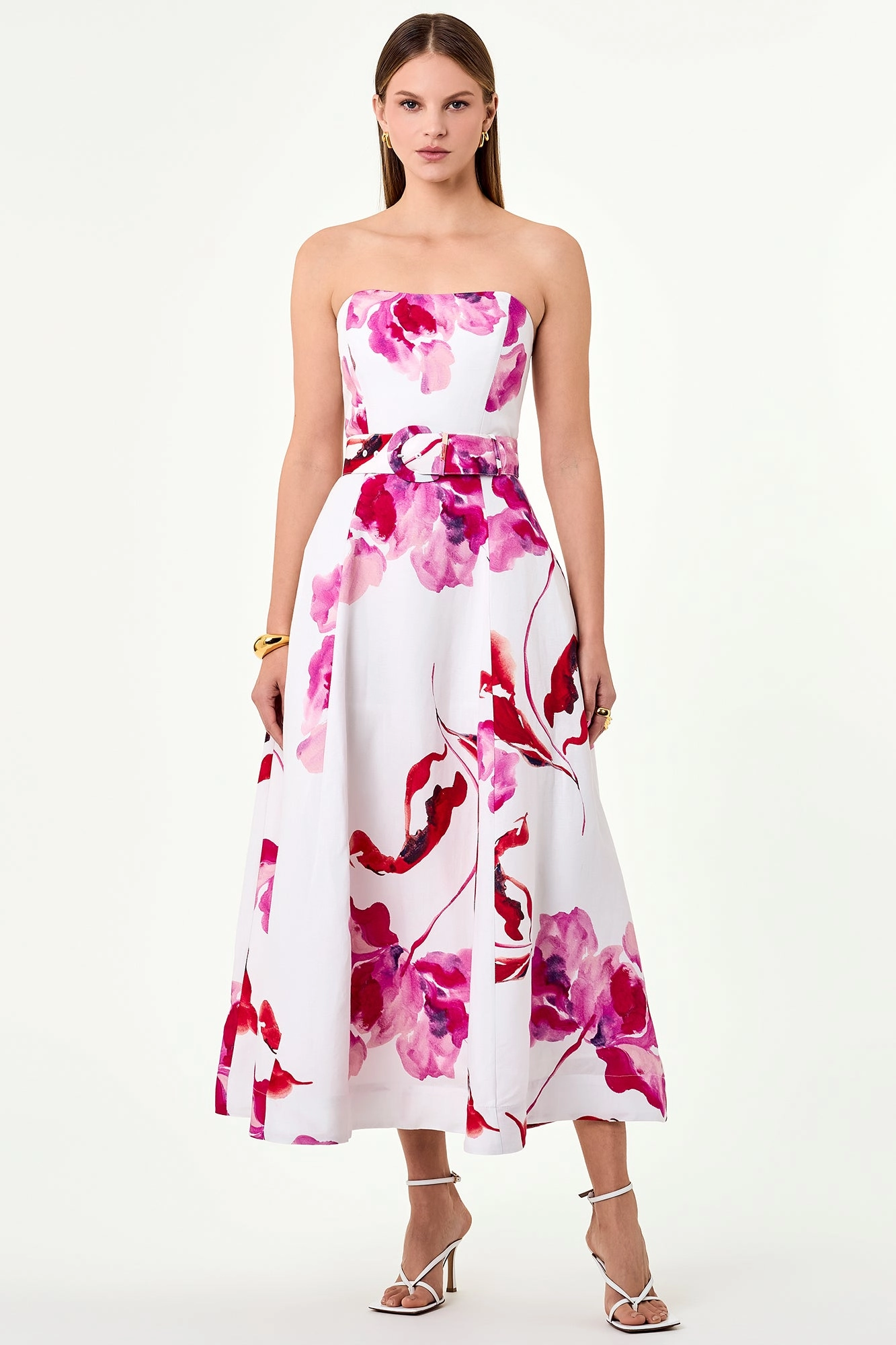 Sia Dress - Zoe Floral Ivory