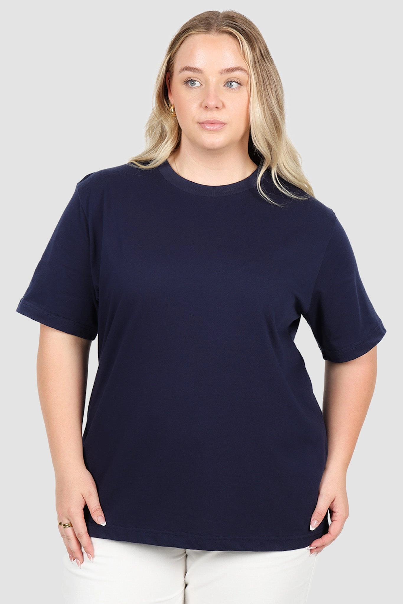 SIGNATURE TEE NAVY