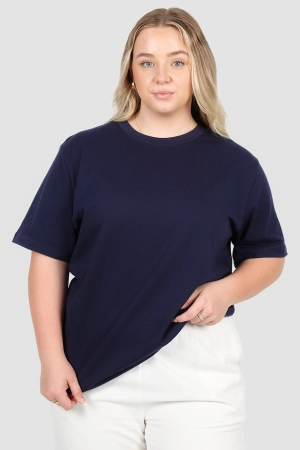 SIGNATURE TEE NAVY