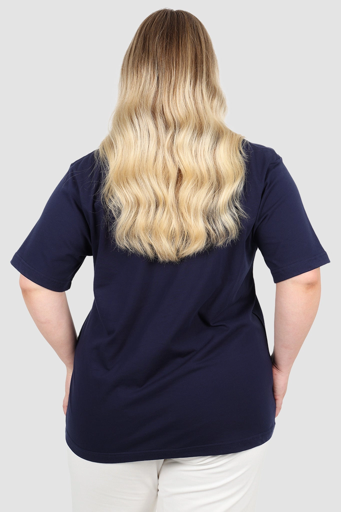 SIGNATURE TEE NAVY