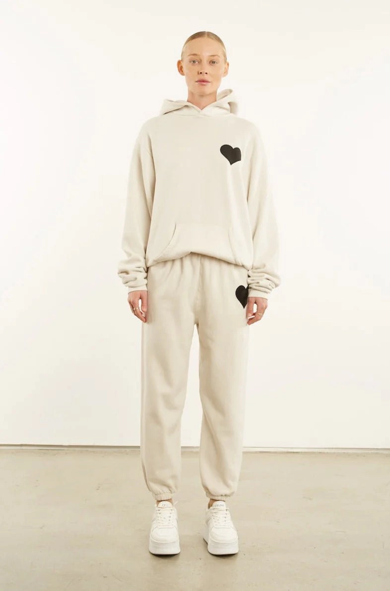 SPRWMN - Vintage White Heart Sweatpants