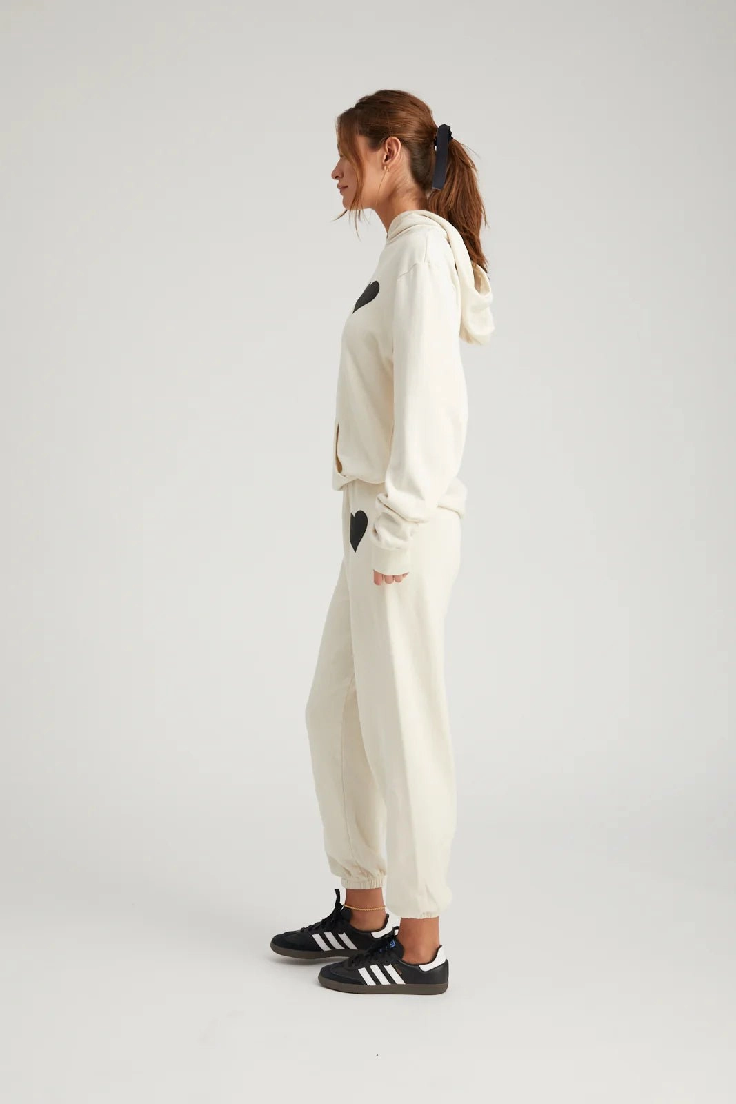 SPRWMN - Vintage White Heart Sweatpants