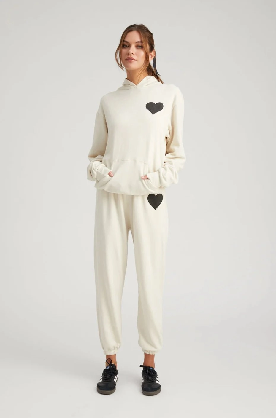 SPRWMN - Vintage White Heart Sweatpants