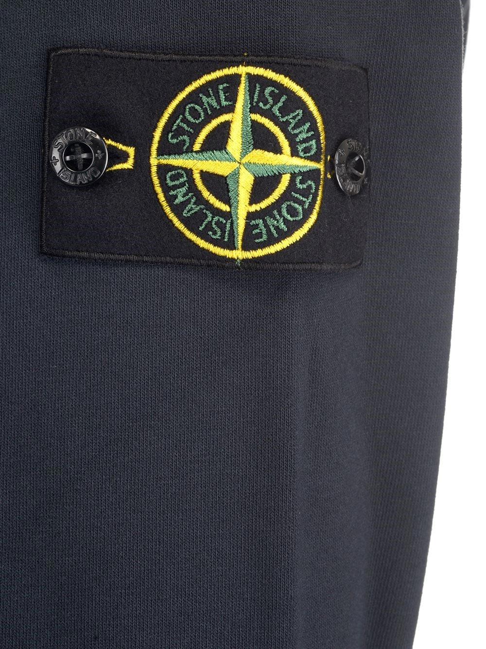 Stone Island Logo Patch Zipped Sweatshirt