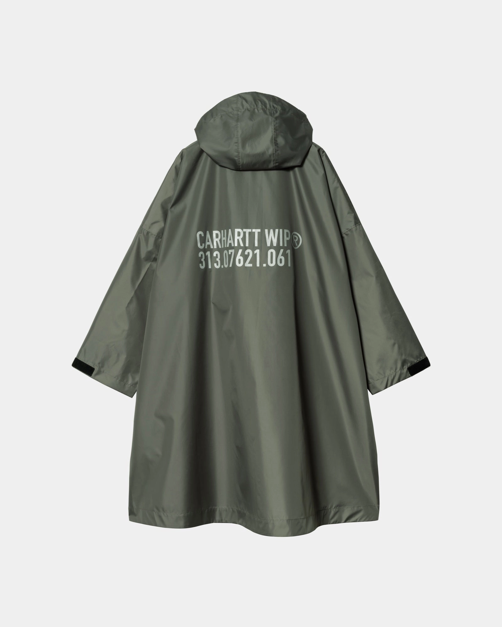 Tour Packable Rain Poncho | Smoke Green / Reflective