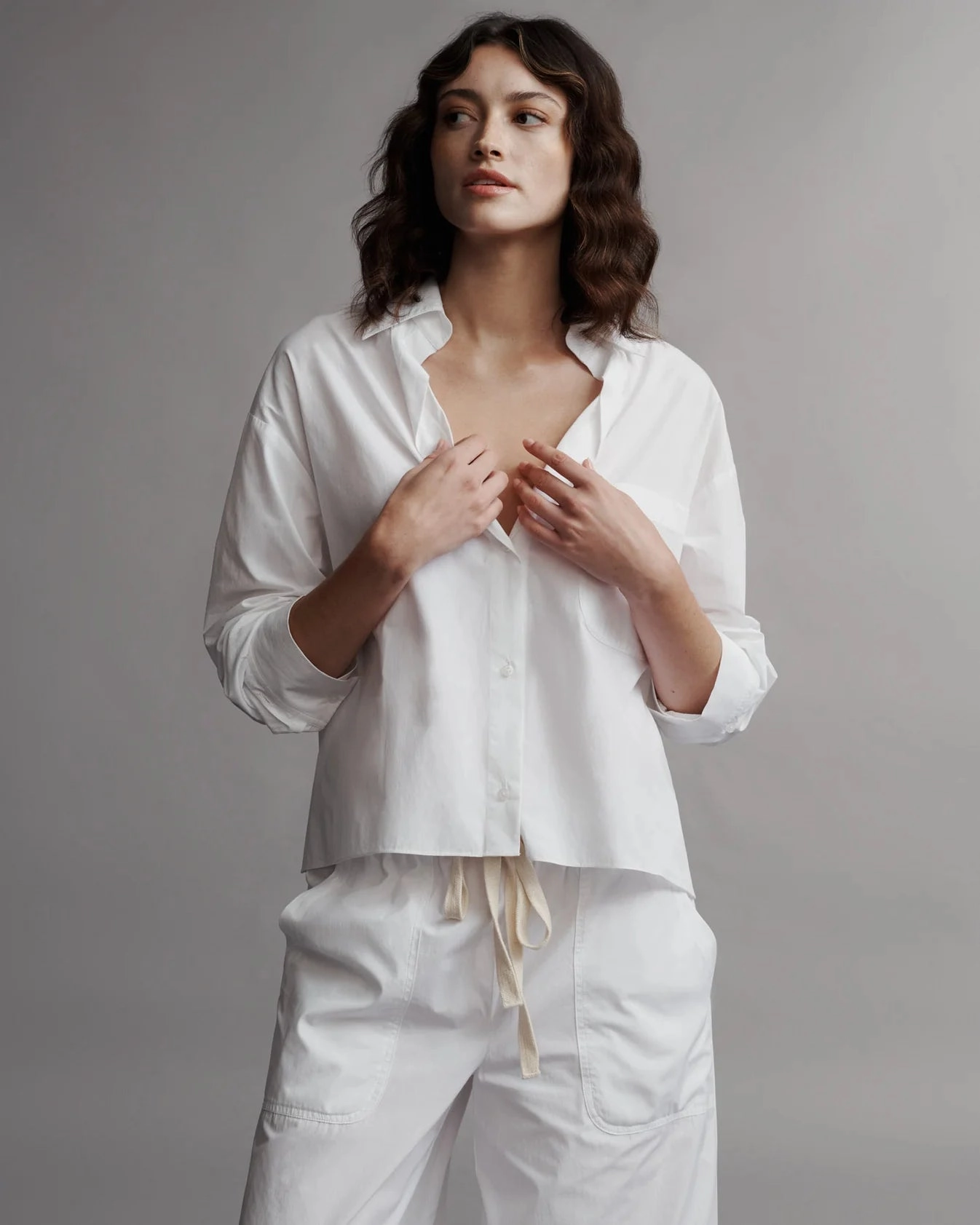 TWP - White The Day After Shirt in Washed Cotton Poplin