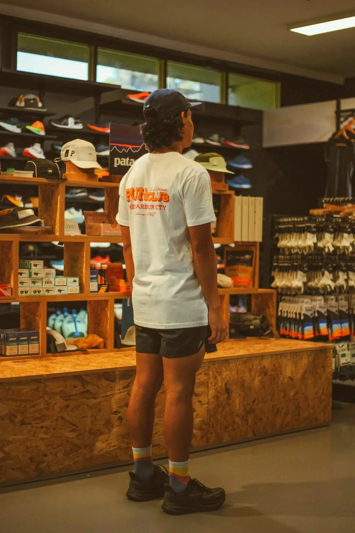 Unisex - "Harbour City Run Club" Tee - Natural