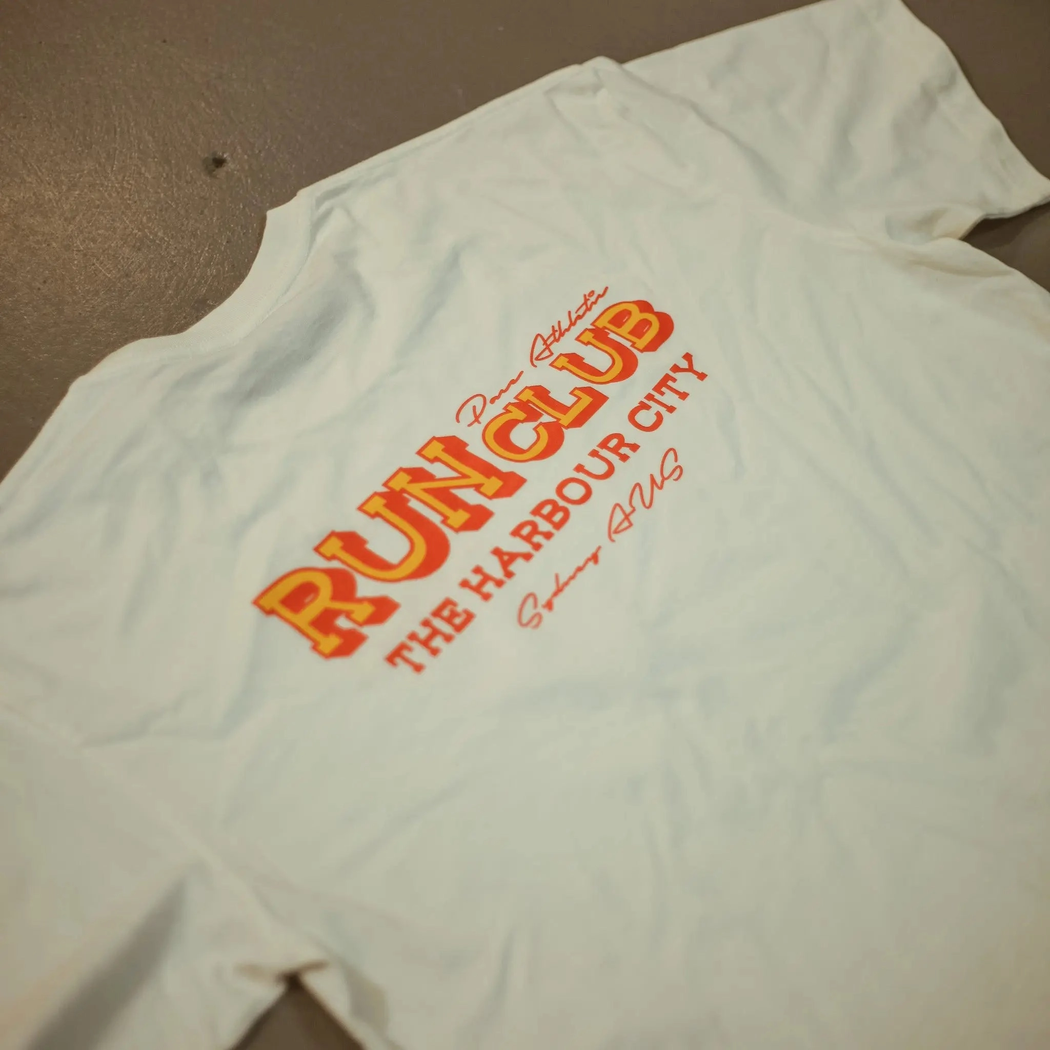 Unisex - "Harbour City Run Club" Tee - Natural