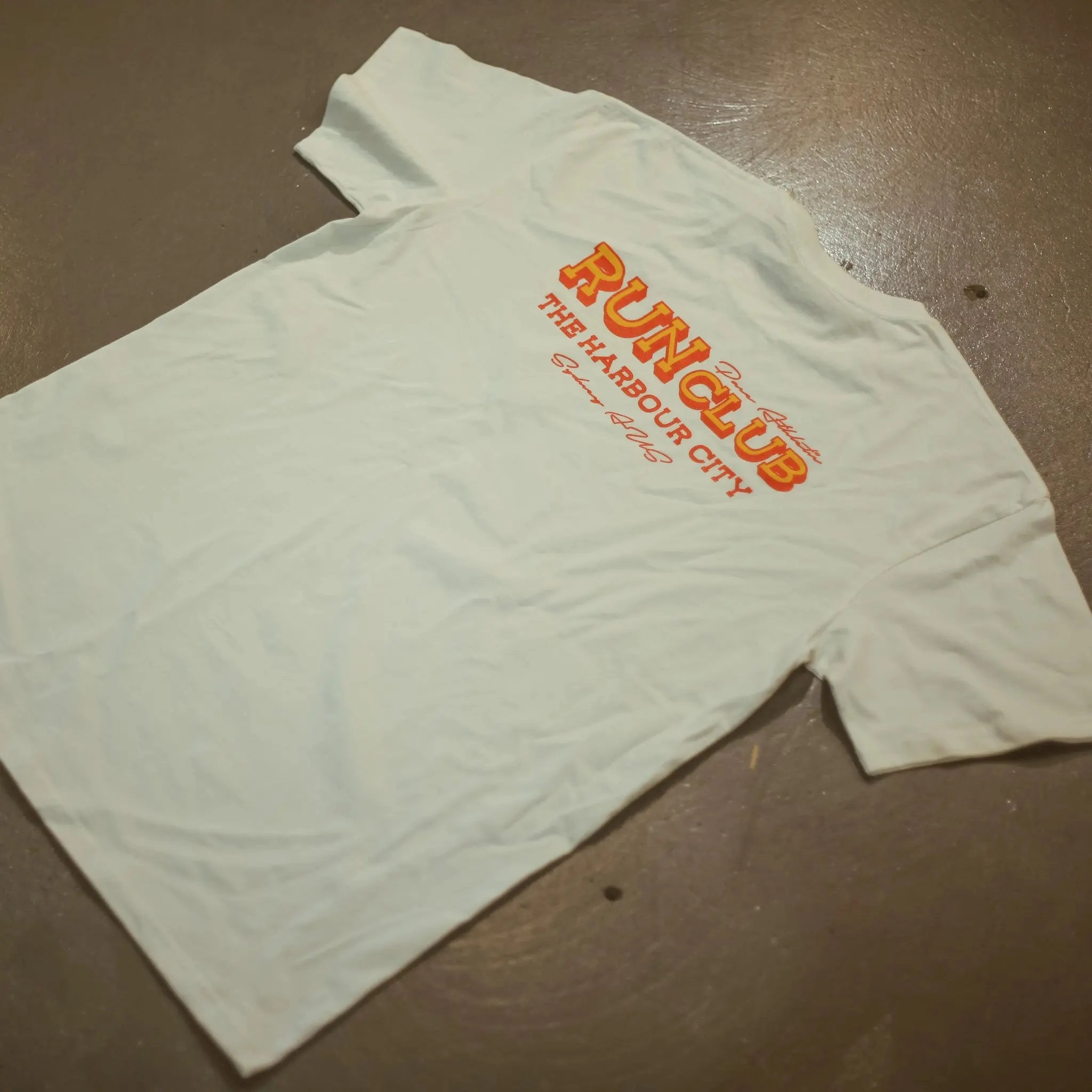 Unisex - "Harbour City Run Club" Tee - Natural