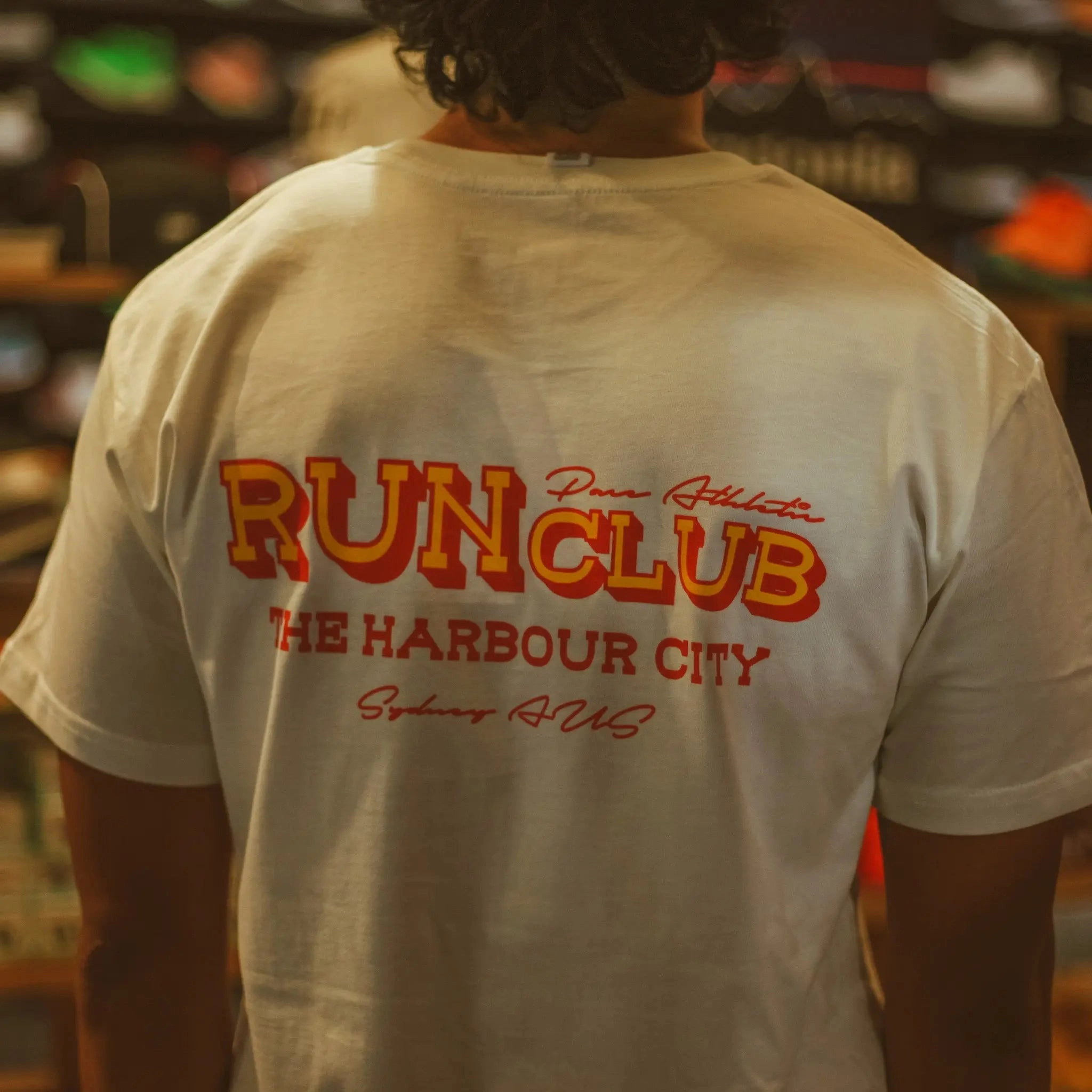 Unisex - "Harbour City Run Club" Tee - Natural
