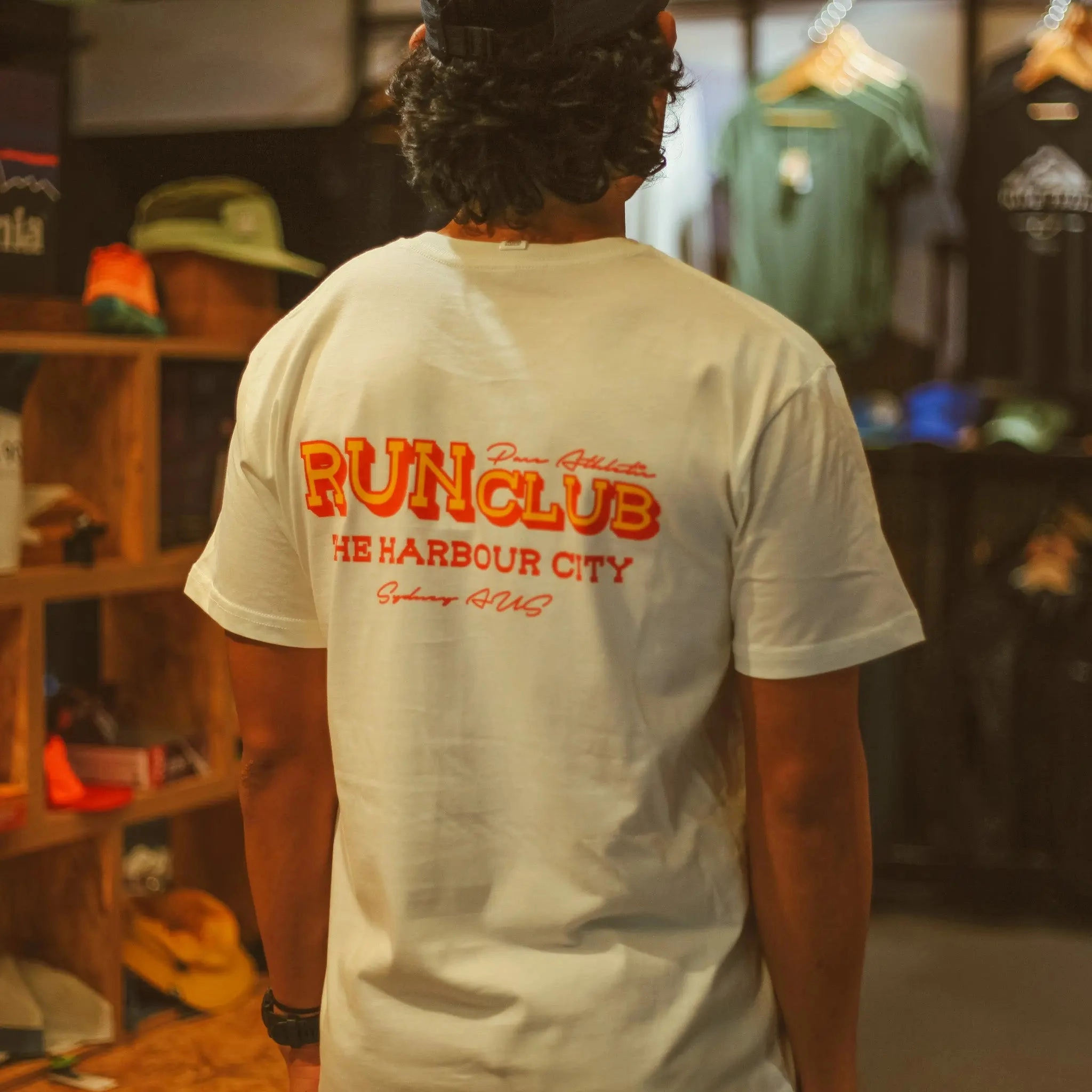 Unisex - "Harbour City Run Club" Tee - Natural