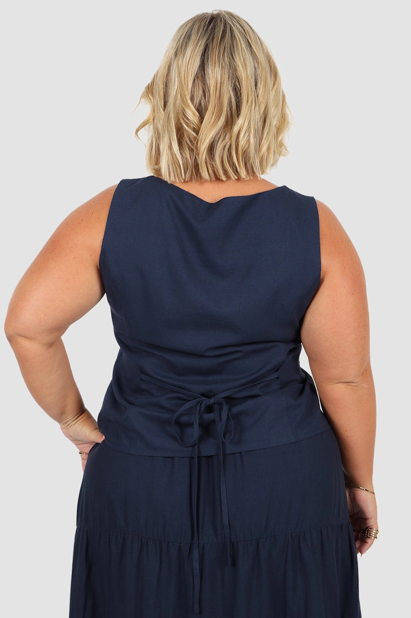 VALENA TOP NAVY