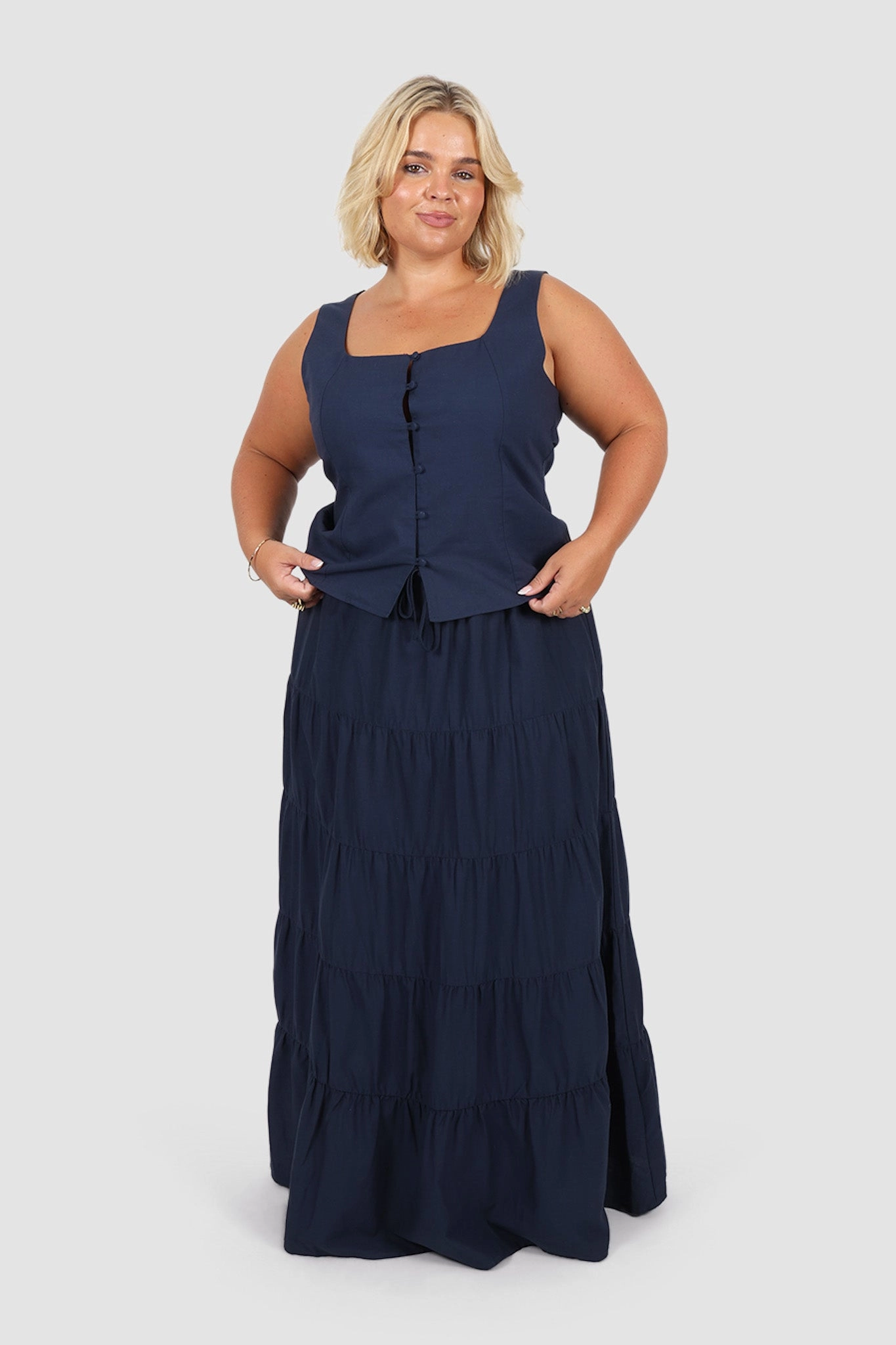 VALENA TOP NAVY
