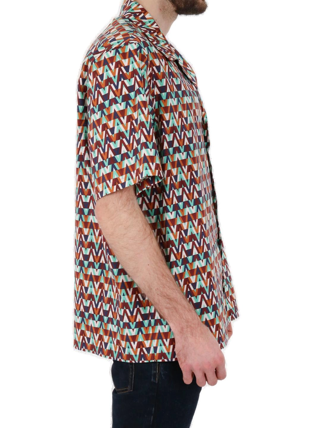 Valentino Pattern Printed Buttoned Shirt