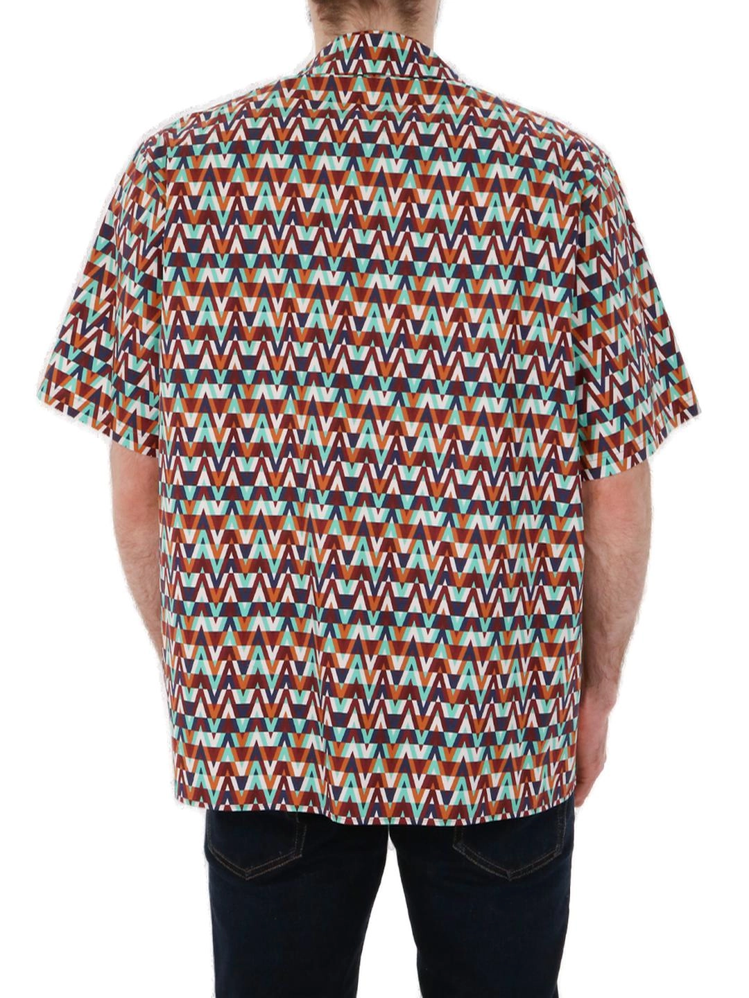 Valentino Pattern Printed Buttoned Shirt