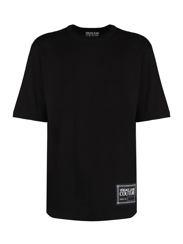 Versace Jeans Couture Logo Patch Crewneck T-Shirt