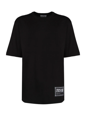 Versace Jeans Couture Logo Patch Crewneck T-Shirt
