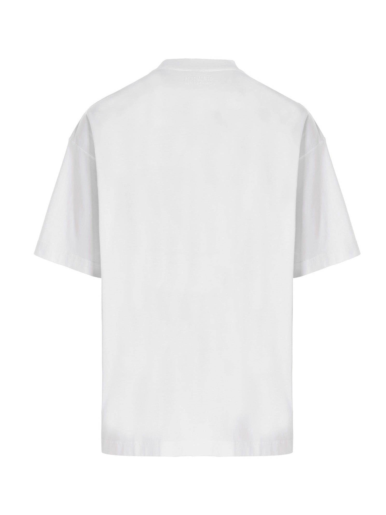 Vetements Logo Embroidered Crewneck T-Shirt