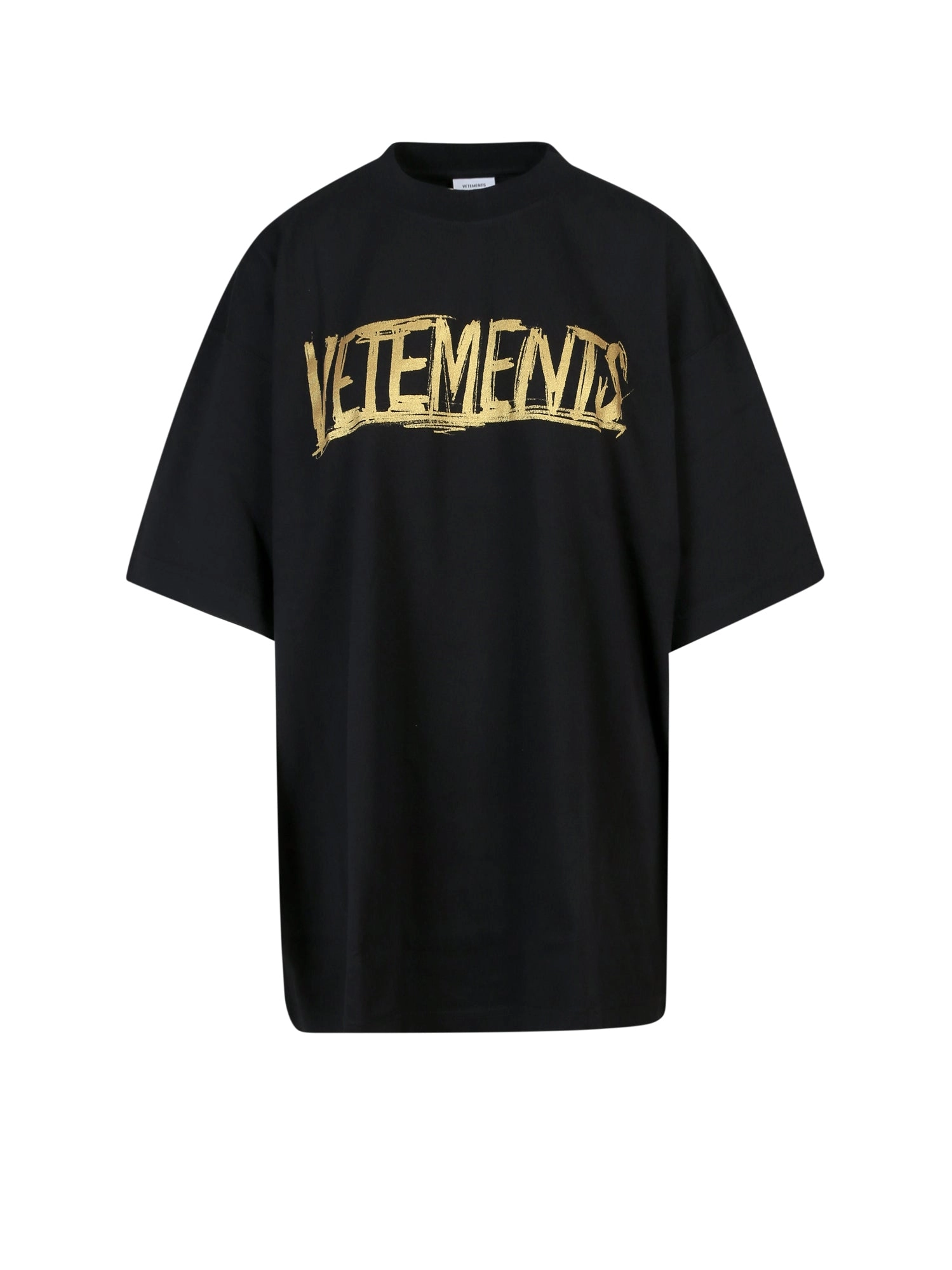 Vetements Logo Printed Crewneck T-Shirt