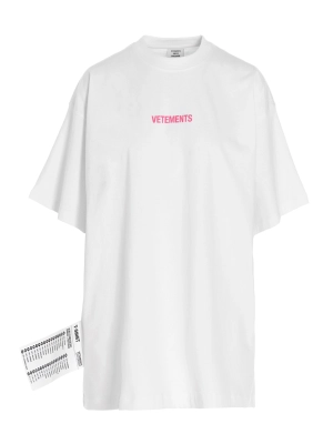 Vetements Logo Printed Crewneck T-Shirt