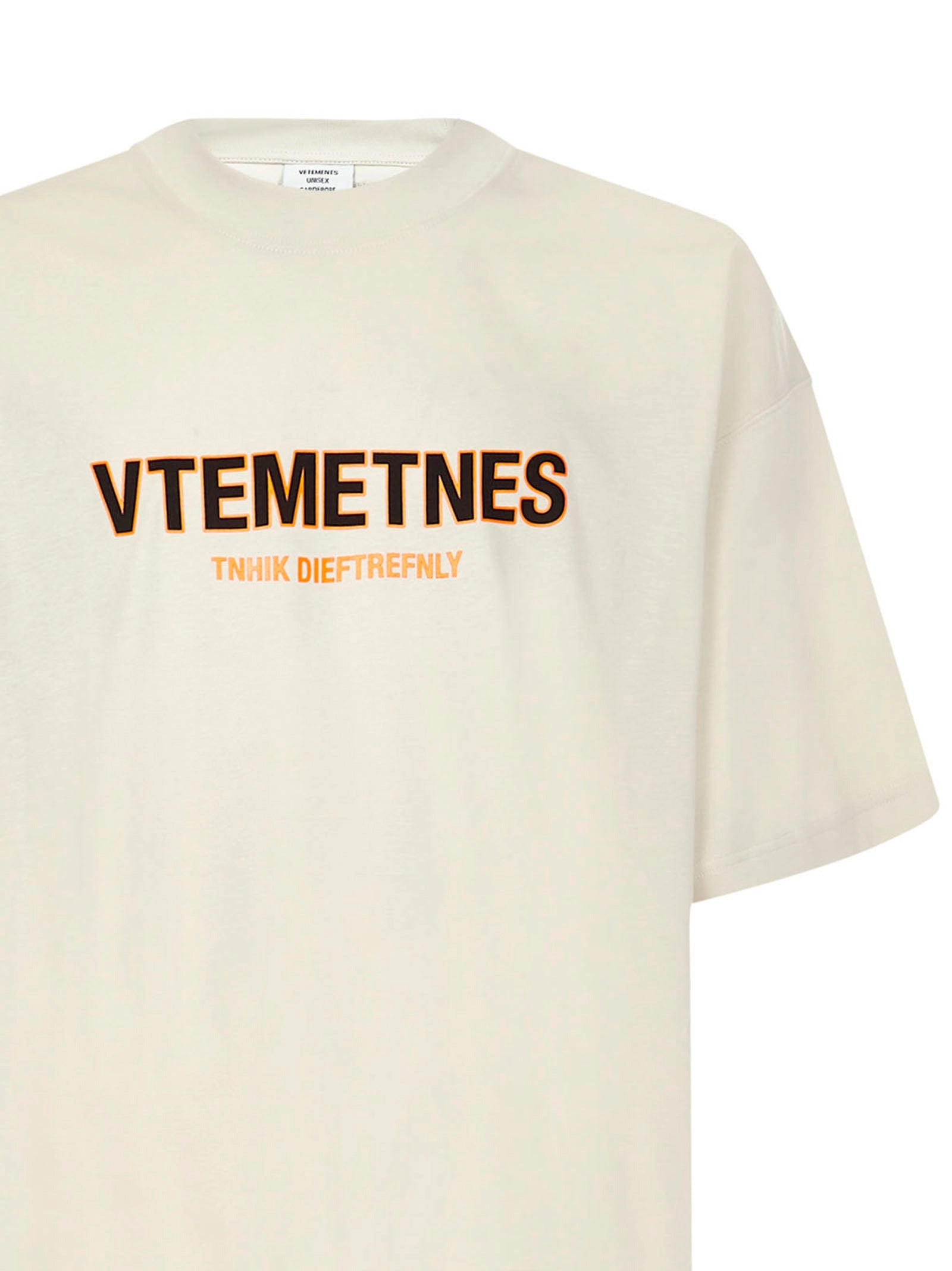 Vetements Logo Printed Crewneck T-Shirt