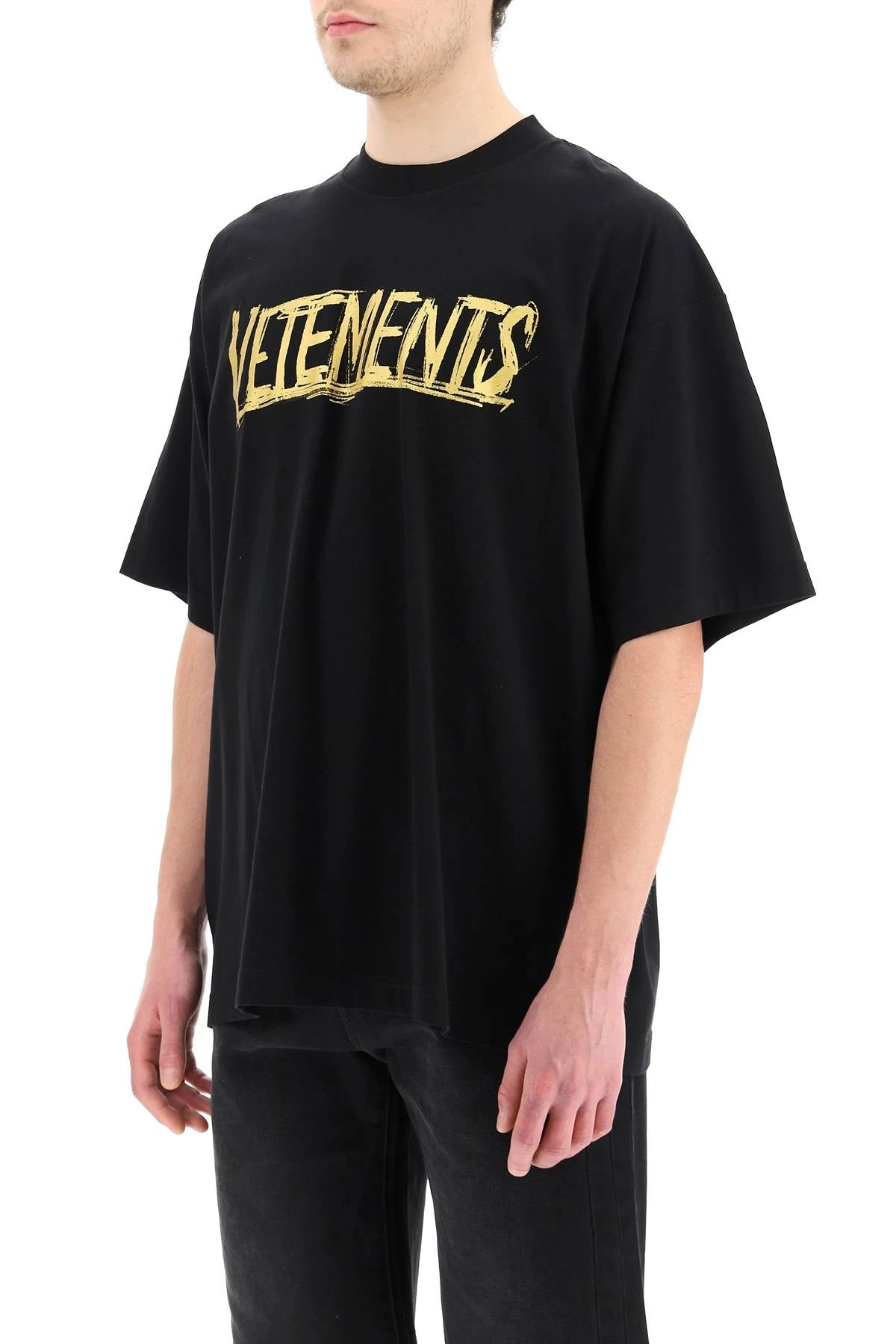 Vetements Logo Printed Crewneck T-Shirt