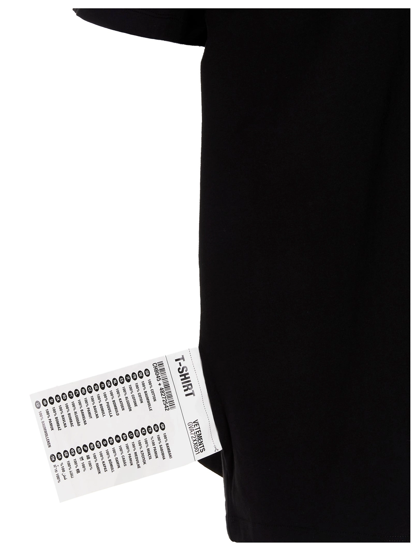 Vetements Logo Printed Crewneck T-Shirt