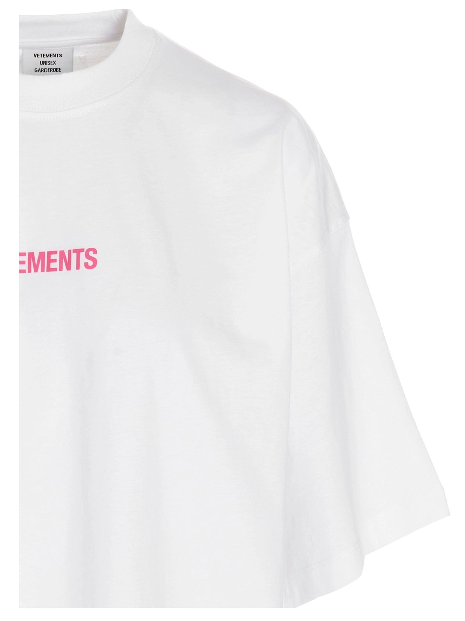 Vetements Logo Printed Crewneck T-Shirt