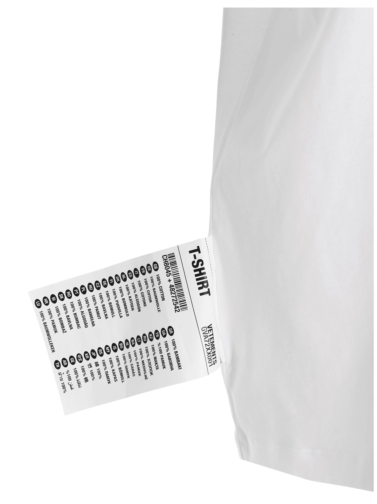 Vetements Logo Printed Crewneck T-Shirt
