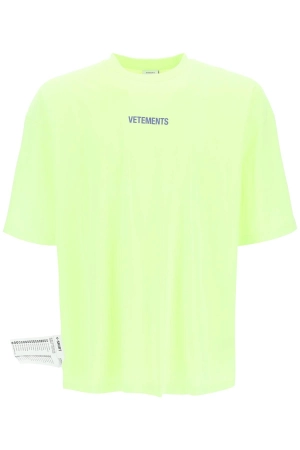 Vetements Logo Printed Crewneck T-Shirt