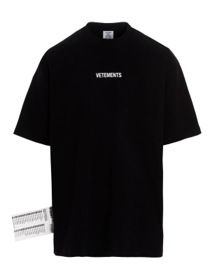 Vetements Logo Printed Crewneck T-Shirt