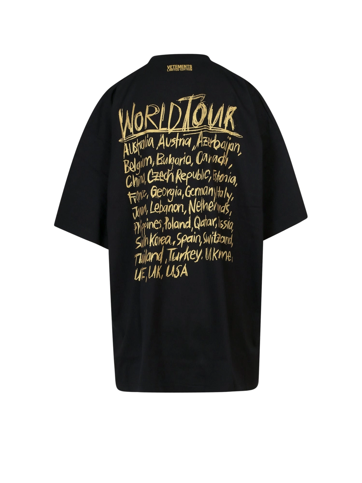 Vetements Logo Printed Crewneck T-Shirt