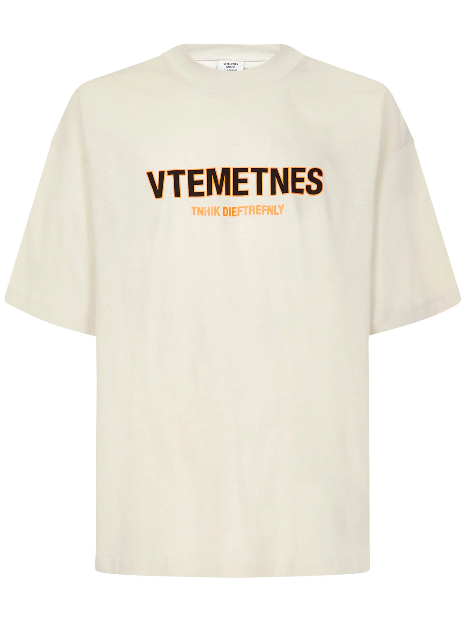 Vetements Logo Printed Crewneck T-Shirt